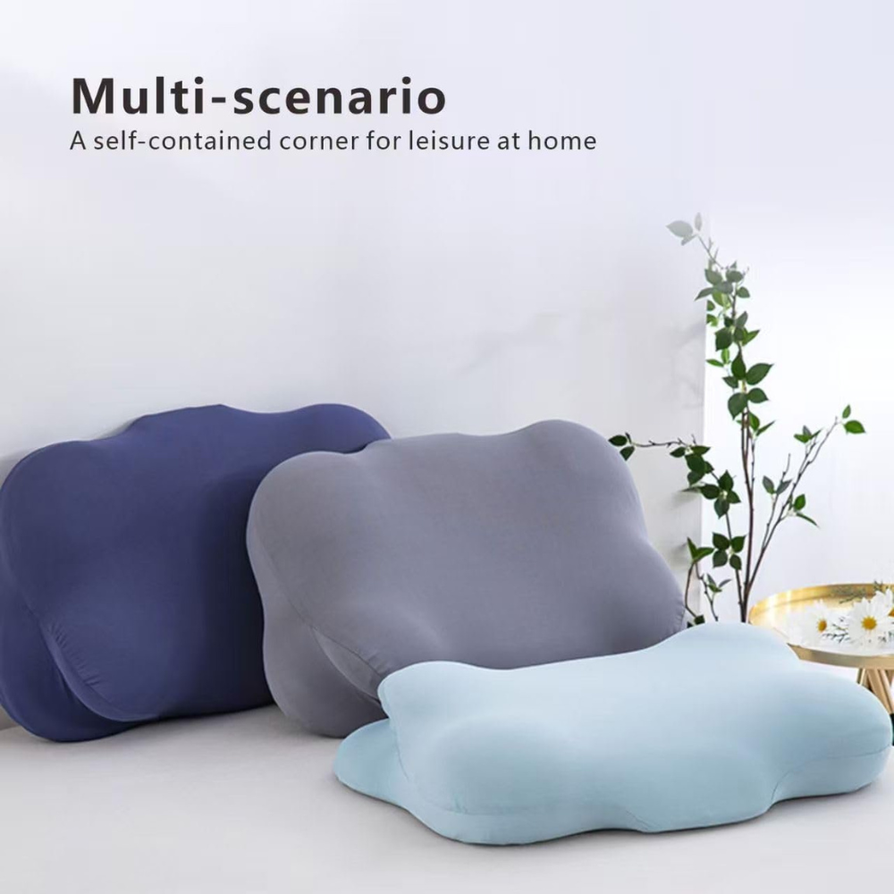 Sleepease™ Odorless Orthopedic Pillow – Memory Foam Neck and Shoulder Pain Relief for Ergonomic Comfort