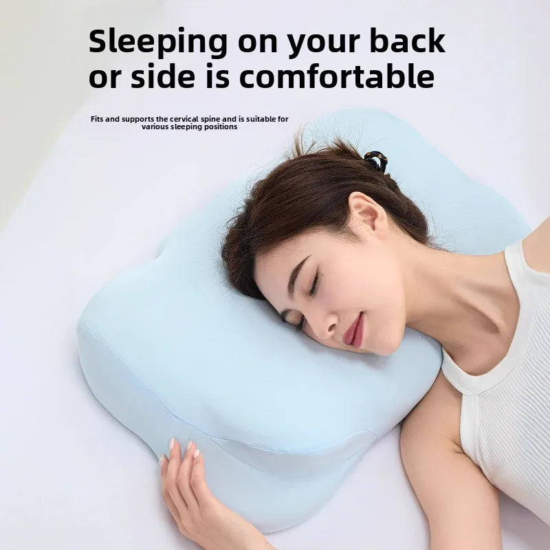 Sleepease™ Odorless Orthopedic Pillow – Memory Foam Neck and Shoulder Pain Relief for Ergonomic Comfort